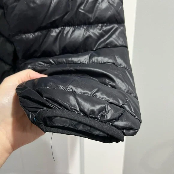 NEW NWT Old Navy black shiny thin puffer jacket‎ coat 2x XXL - Picture 9 of 9